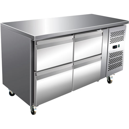 Commercial Refrigerated Counter 4 drawers Depth 700mm - 4DRG21V