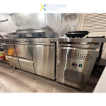 Commercial Refrigerated Counter 1 door 4 drawers Depth 700mm - 4DRG32V