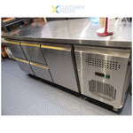 Commercial Refrigerated Counter 1 door 4 drawers Depth 700mm - 4DRG31V