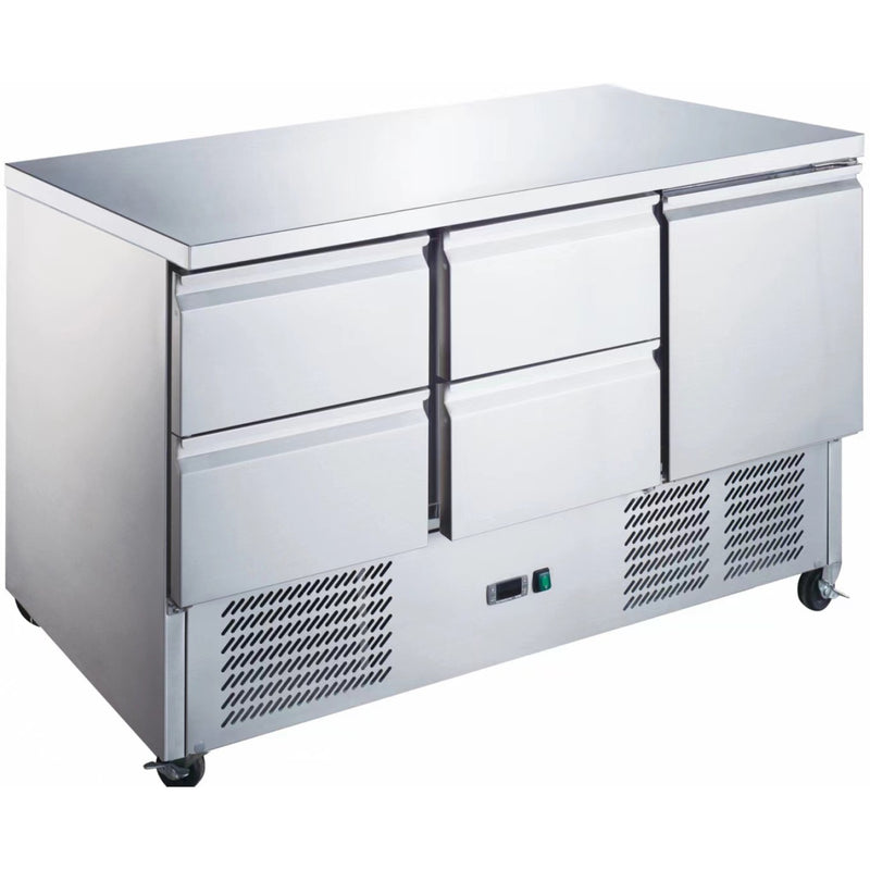 Commercial Refrigerated Counter 4 drawers 1 door - 4DS33