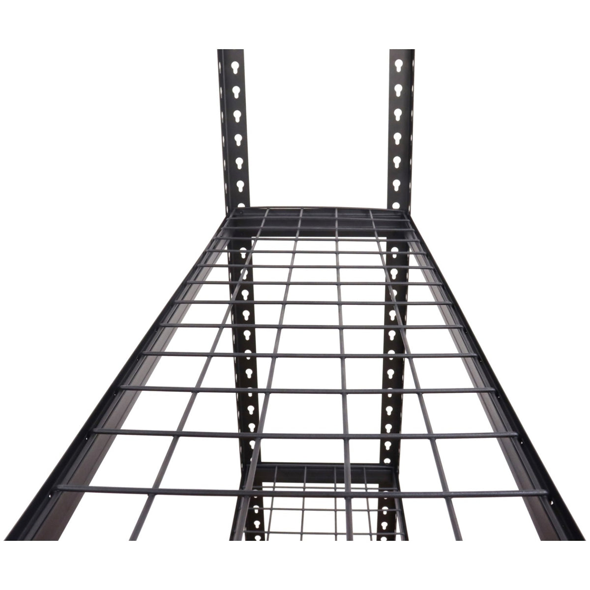 Commercial Boltless Wire Shelving Unit 5 Tier 120kg 900x300x1830mm Black - 5TMWS903018
