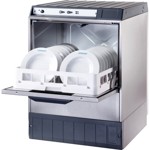 Commercial Dishwasher 540 plates/hour 500mm basket Drain pump rINSE & Detergent pump 13A | 5000STDDPS - MADE IN ITALY - 5000STDDPS