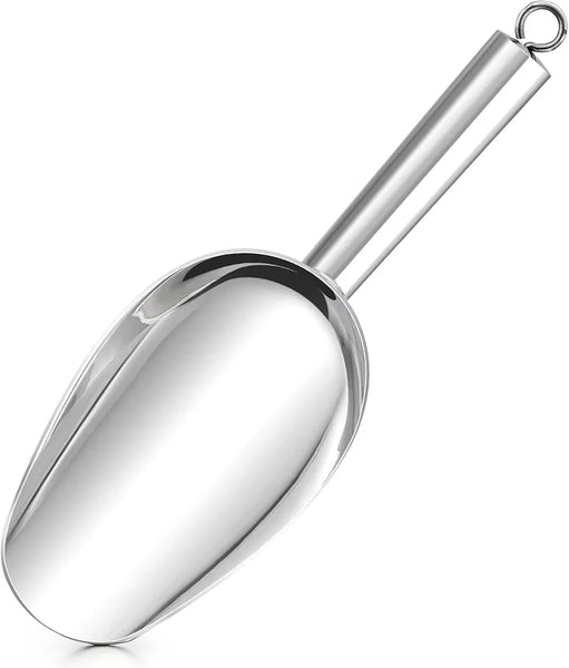 Stainless Steel 12oz Commercial Food Scoop | Dishwasher Safe | Kitchen Portioning
