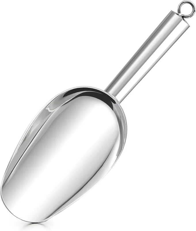Stainless Steel 12oz Commercial Food Scoop | Dishwasher Safe | Kitchen Portioning