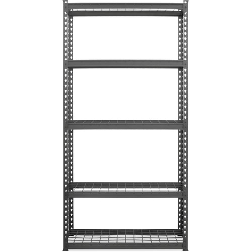 Commercial Boltless Wire Shelving Unit 5 Tier 120kg 900x300x1830mm Black - 5TMWS903018