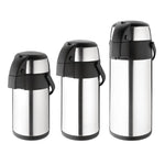 Olympia Pump Action Airpot 5Ltr — Hot Drinks Dispenser Flask with Lock & Handle