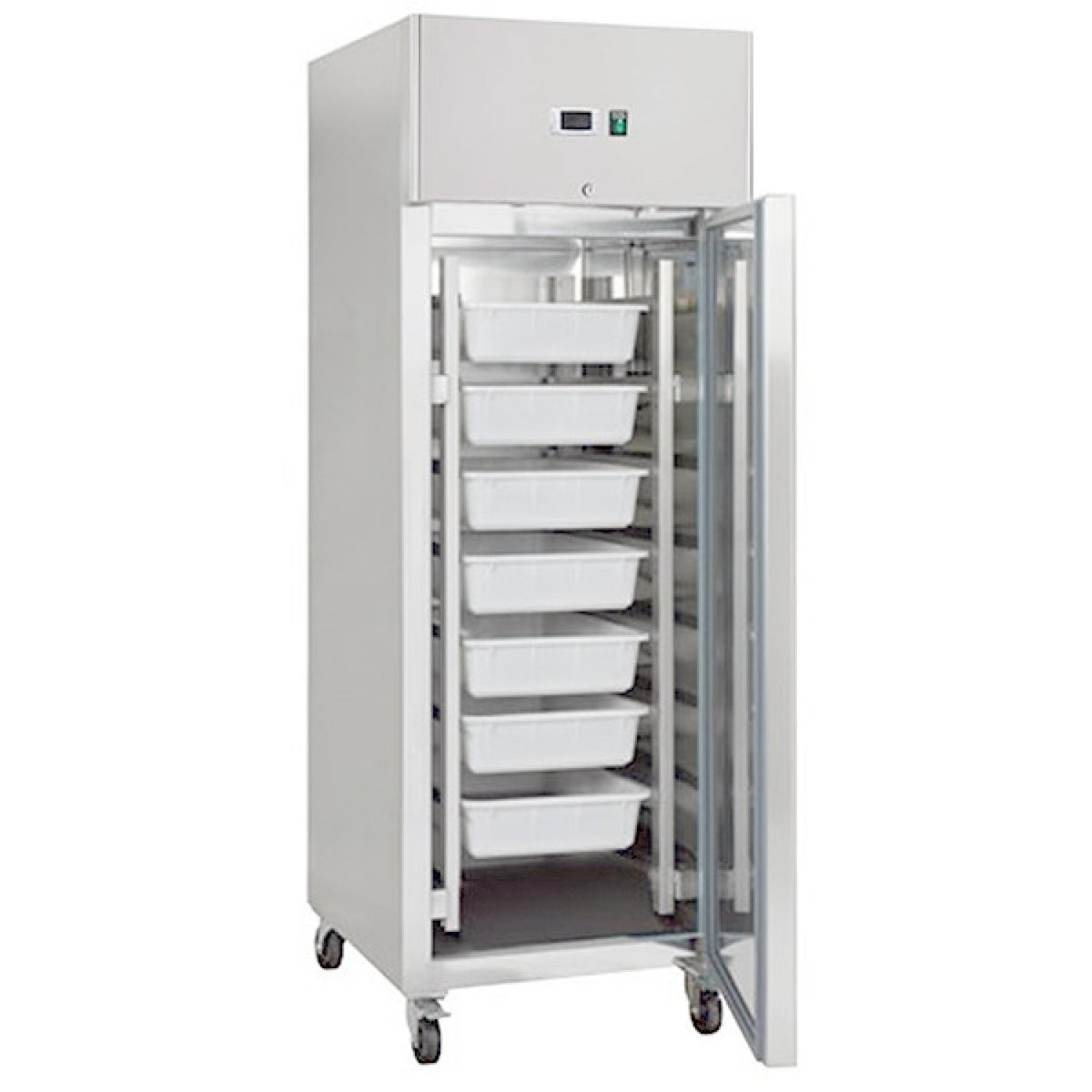 600lt Commercial Fish Fridge Stainless Steel Upright cabinet Single door Ventilated cooling - THL600TNFISH
