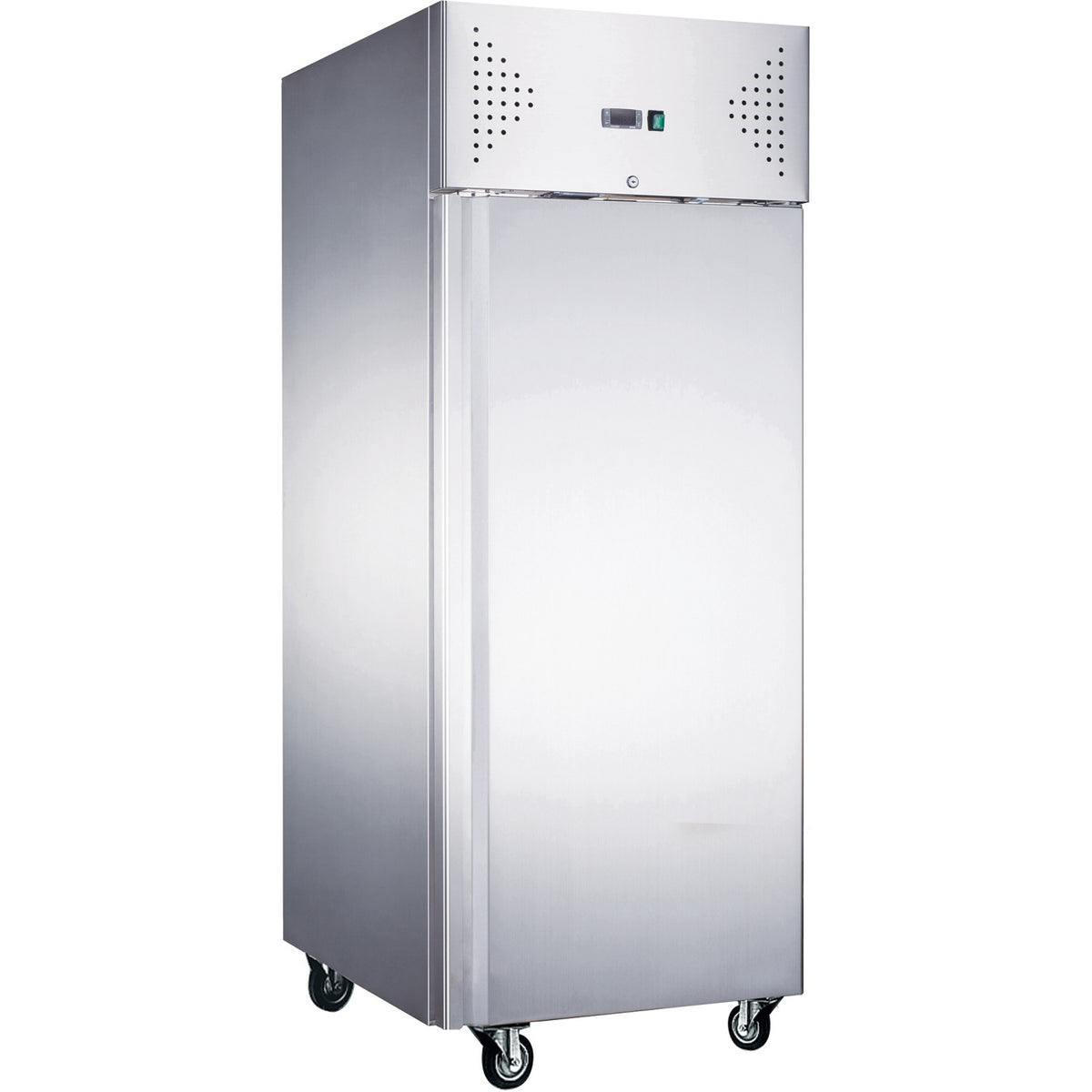 852lt Commercial Bakery Freezer Stainless steel Upright cabinet Single door 800x600mm Ventilated cooling - F6080