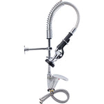 Mini Single Hole Deck Mount Dual Temperature High-Pressure Pre-Rinse Faucet Chrome Plated Brass - 6801A