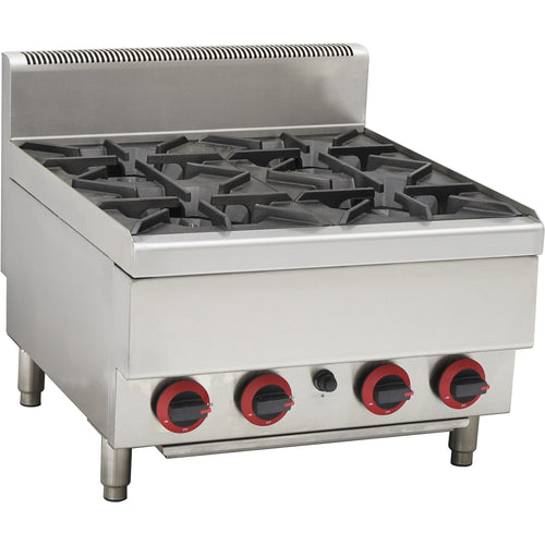 Gas Boiling Top 4 Burners 24kW - 6GTR4