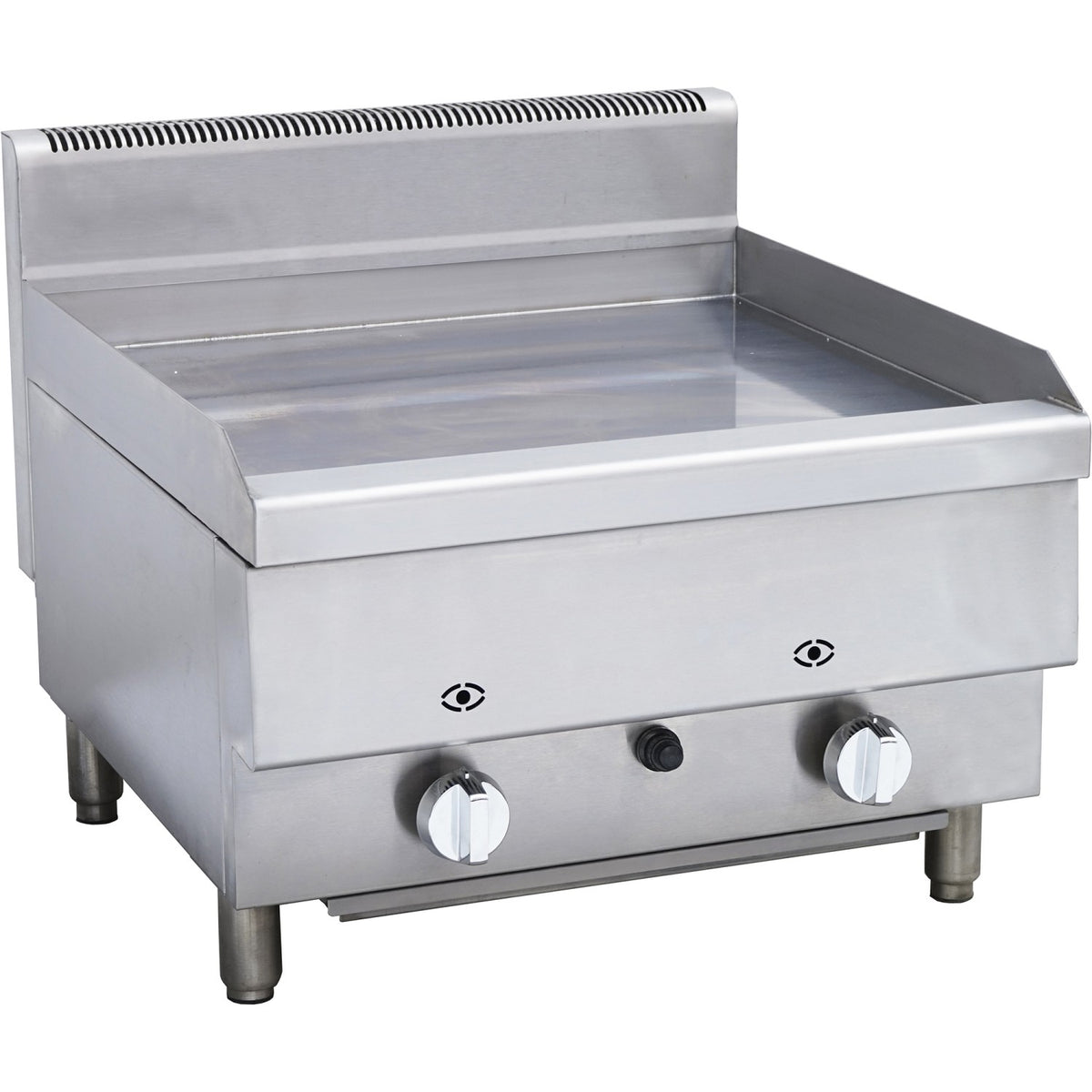 Gas griddle Ribbed 2 zone 12kW Table top - 6GTRG60