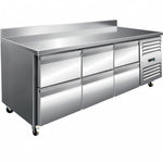 Commercial Refrigerated Counter 6 drawers Depth 700mm - 6DRG32V