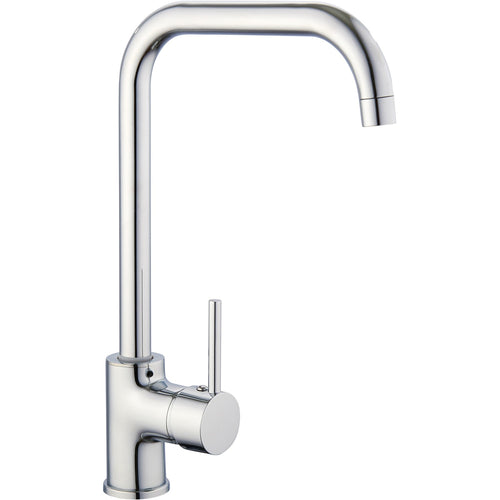 Kitchen Mixer Tap with Stainless Steel Spout Single Lever Chrome - 70000058