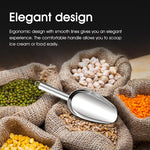 Stainless Steel 12oz Commercial Food Scoop | Dishwasher Safe | Kitchen Portioning