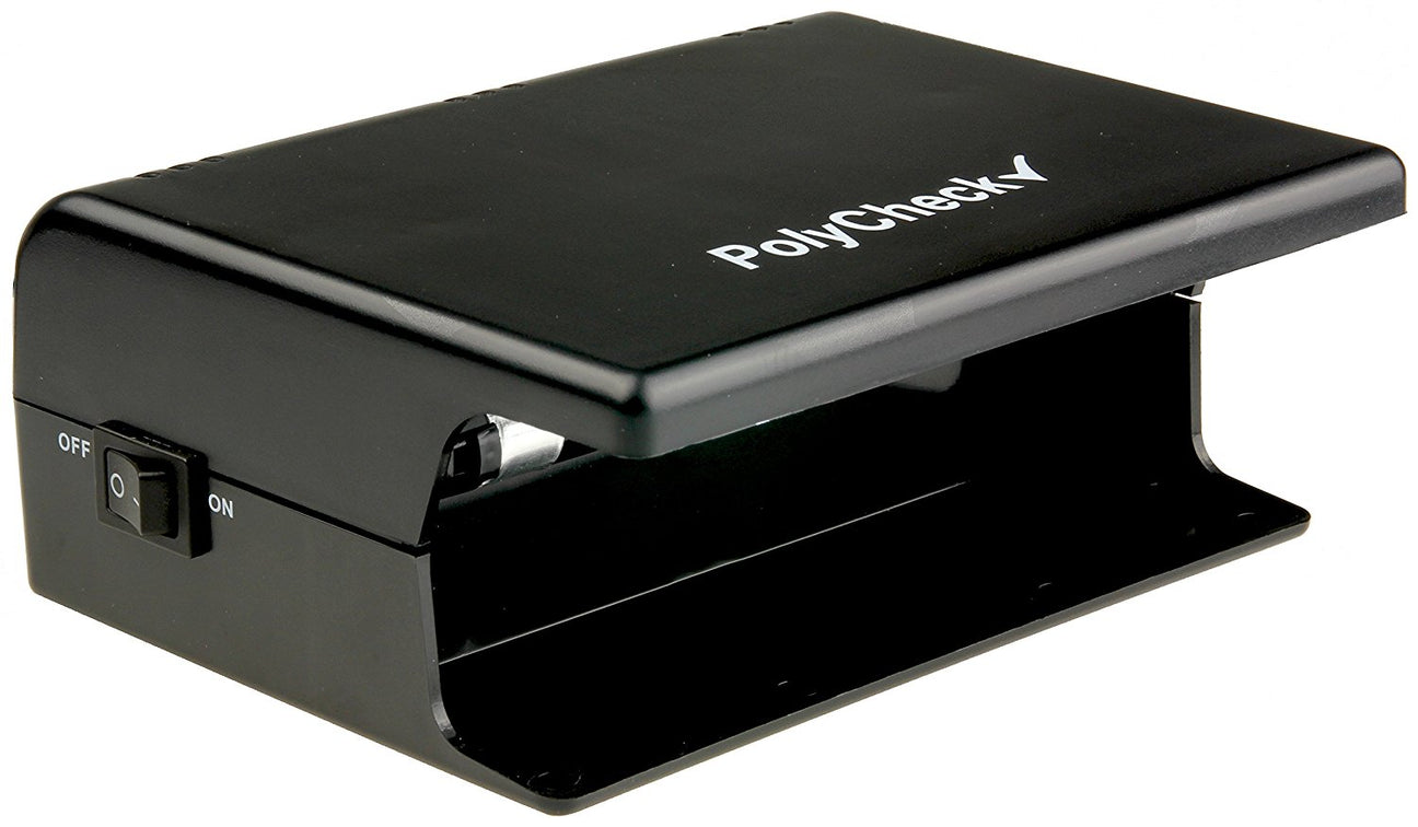 Bank Note Detector | 4W UV, 4 Spare Bulbs | Poly Check