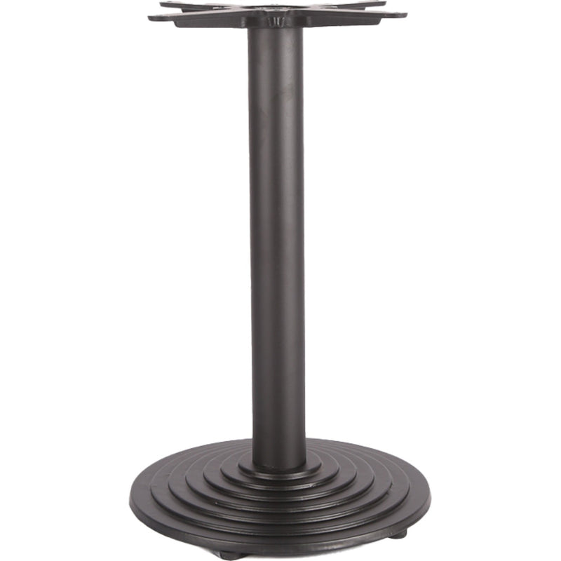 Black Cast Iron Table Base Round Ø550x720mm - A006B