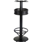 Black Cast Iron Table Base Round Ø430x720mm - A026A