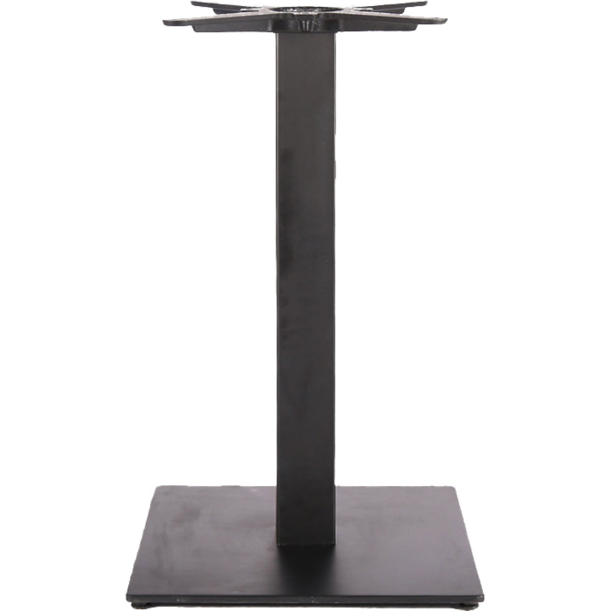 Black Cast Iron Table Base Square 500x500x720mm - A037C