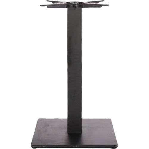 Black Cast Iron Table Base Square 500x500x720mm - A037C