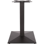 Black Cast Iron Table base Square 410mm Standard height - A038A