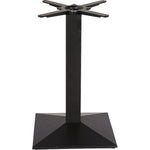 Black Cast Iron Table Base Square 430x430x720mm - A038C