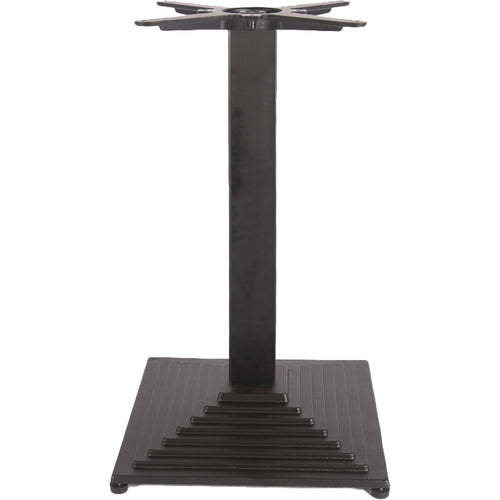 Black Cast Iron Table Base Square 410x410x720mm - A039A