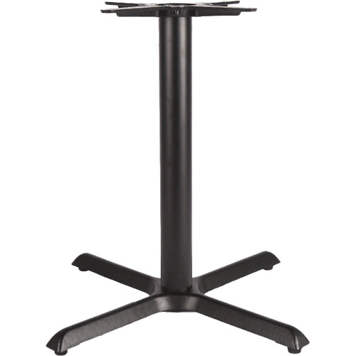 Black Cast Iron Table Base Cross-Base 760x720mm - A053B