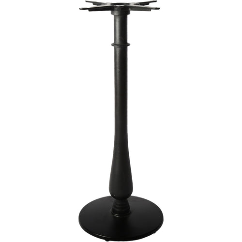 Black Cast Iron Table Base Round Ø430x1080mm - A068AH