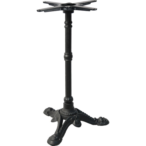 Black Cast Iron Table Base Tri-Leg 470x720mm - A082