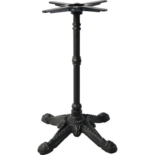 Black Decorative Cast Iron Table base 520mm Standard height - A083
