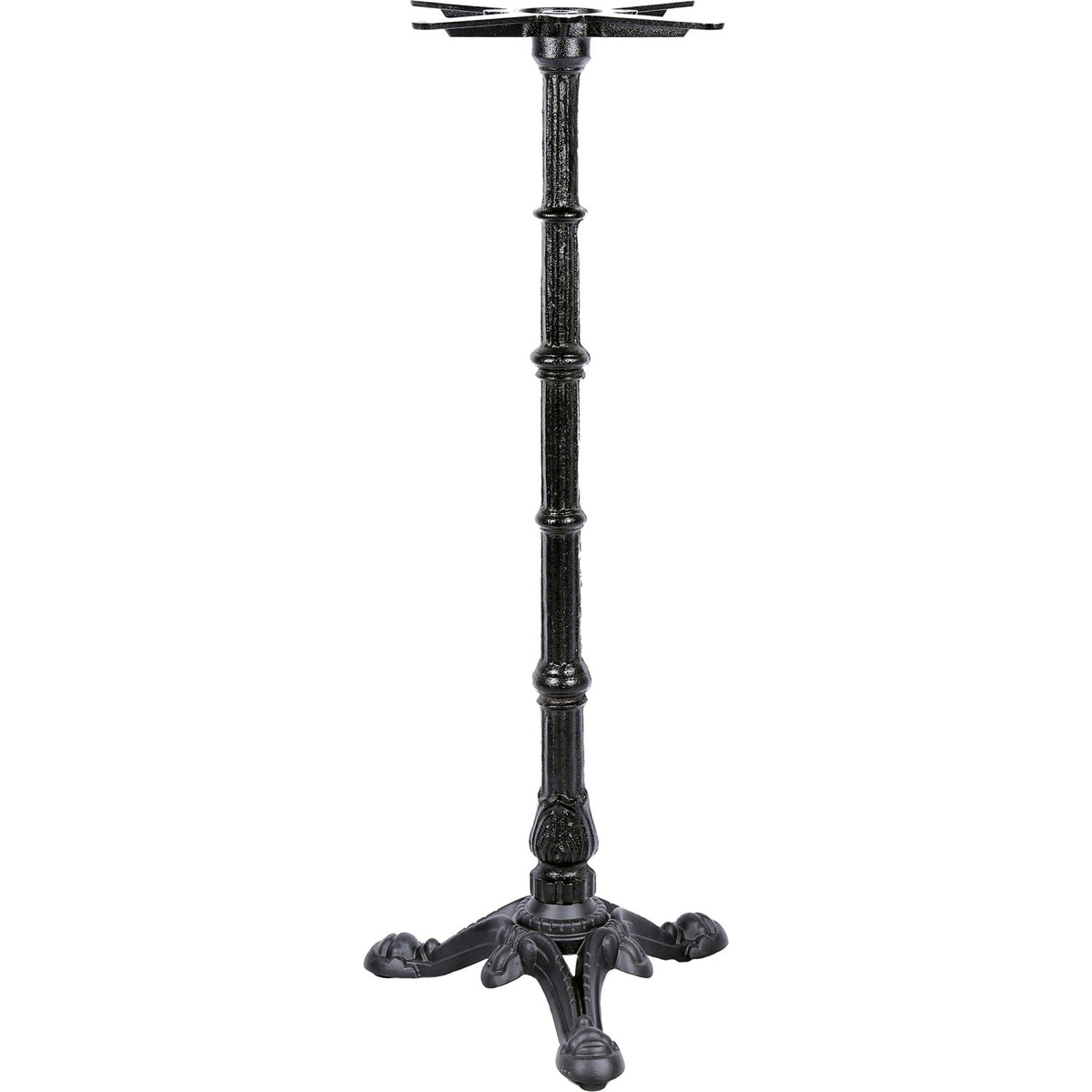 Black Cast Iron Table Base Tri-Leg 470x1080mm - A091