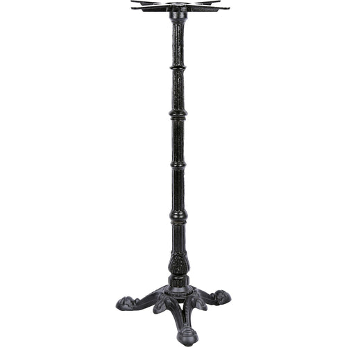 Black Cast Iron Table Base Tri-Leg 470x1080mm - A091