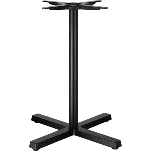 Black Cast Iron Table Base Cross-Base 610x720mm - A120A