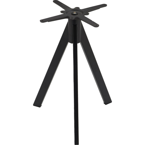 Black Cast Iron Table Base Tripod 600x720mm - A133