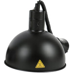 Rise & Fall Dome Heat Lamp Black - A65121502