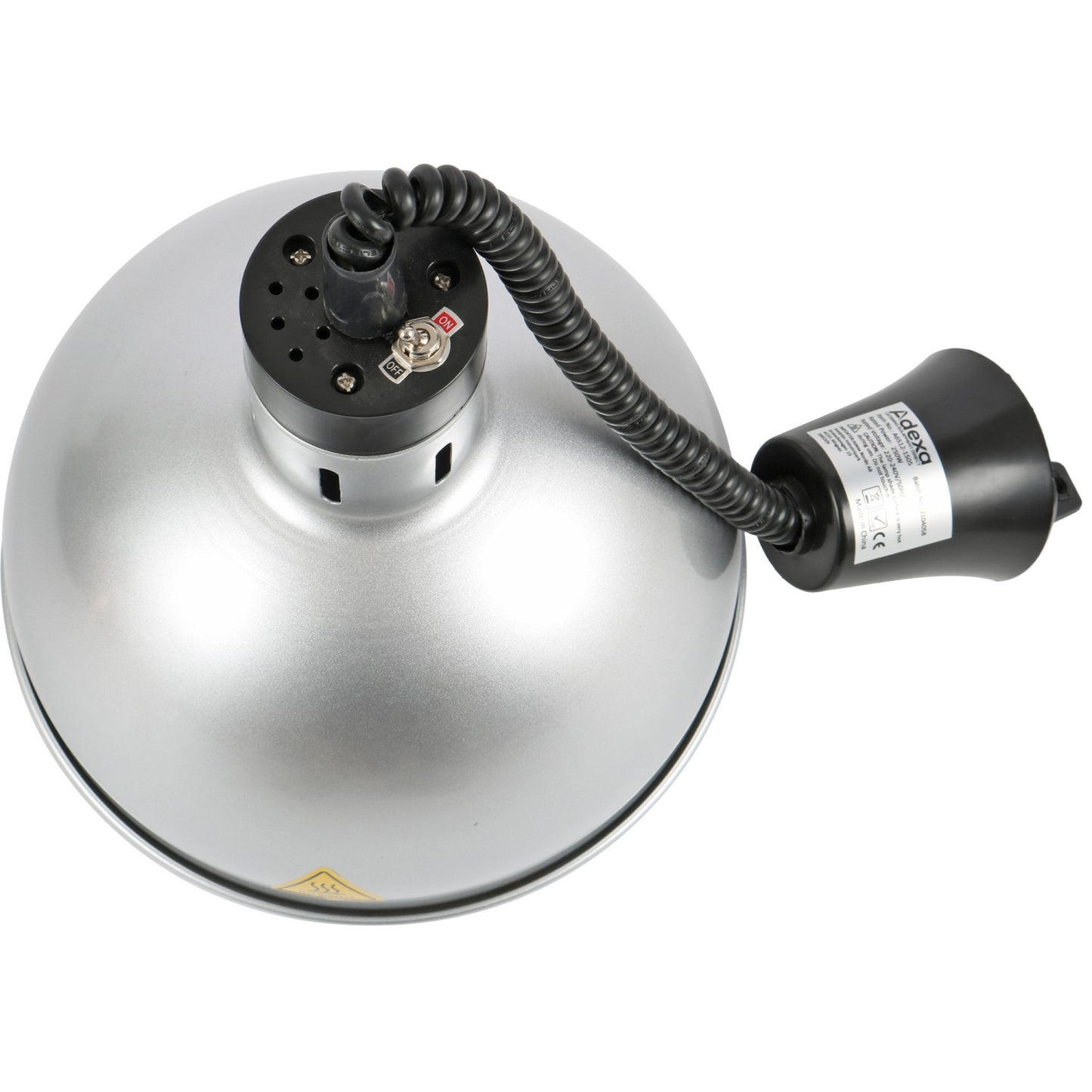 Rise & Fall Dome Heat Lamp Silver - A65121505