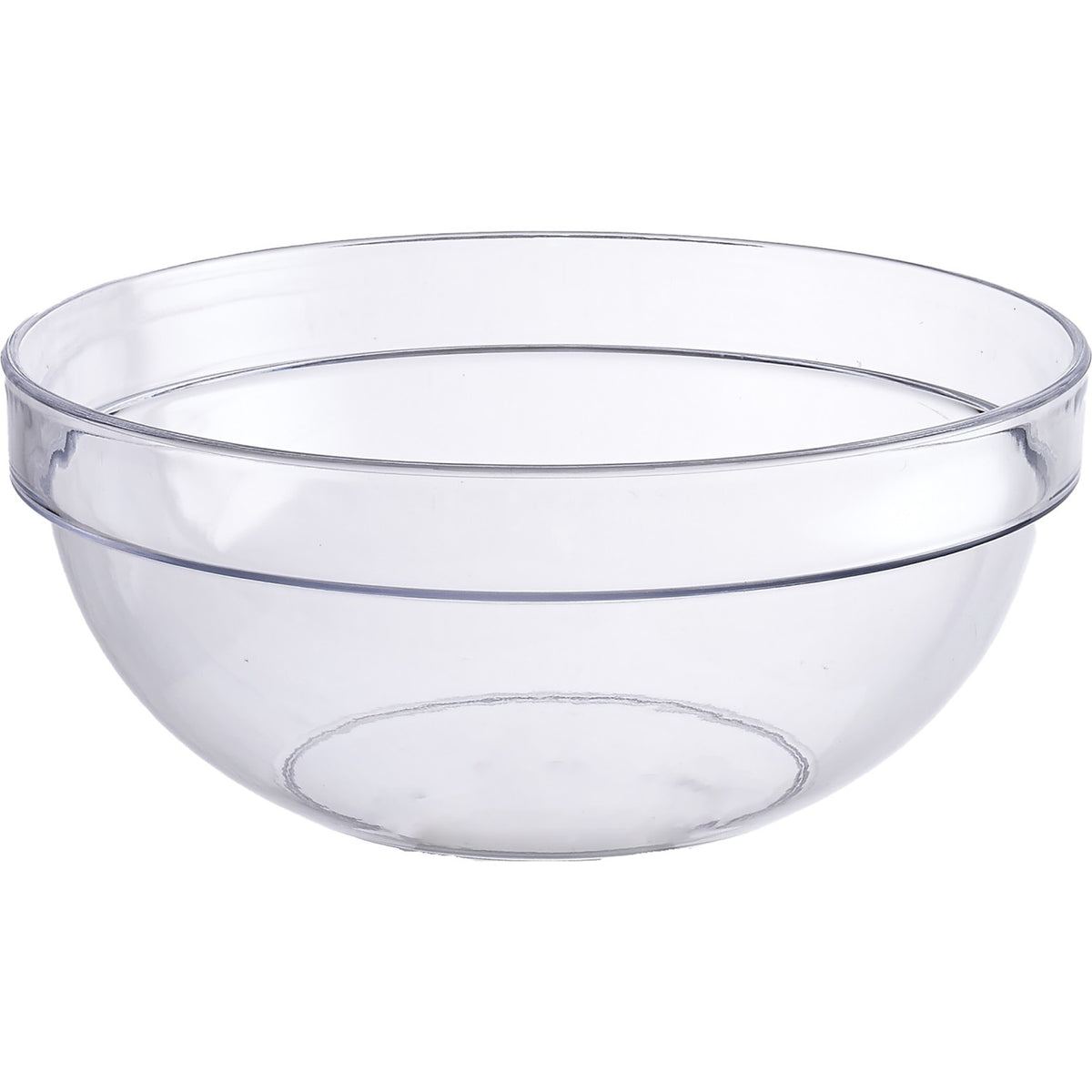 Acrylic Salad Bowl 17cm Clear - AC17