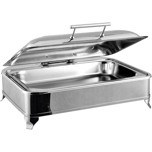Chafing Dish Electric heating GN1/1 Glass lid Stainless steel 9 litres - AD1102