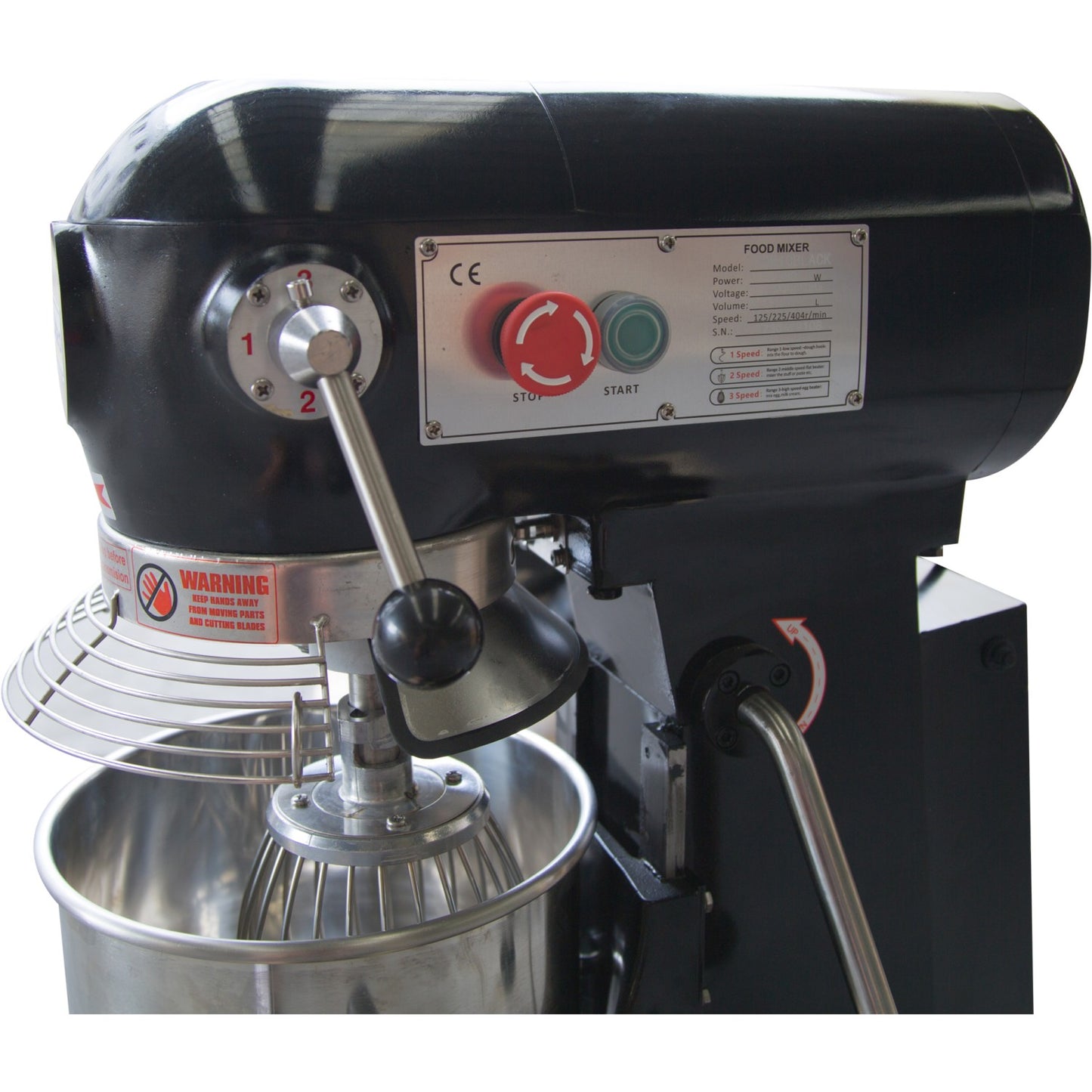 Professional 10L 2-Speed Planetary Food Mixer – Black | ADM10BLACK