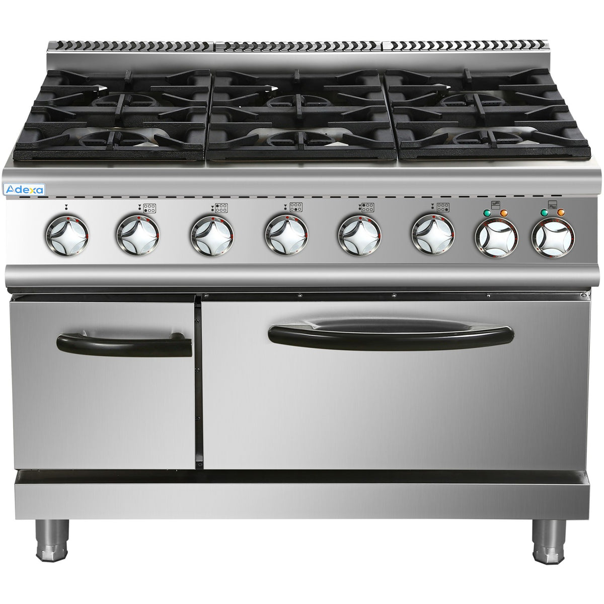 Professional Gas range 6 burners 45kW Electric Oven 5.8kW 700mm Depth - ADX776A
