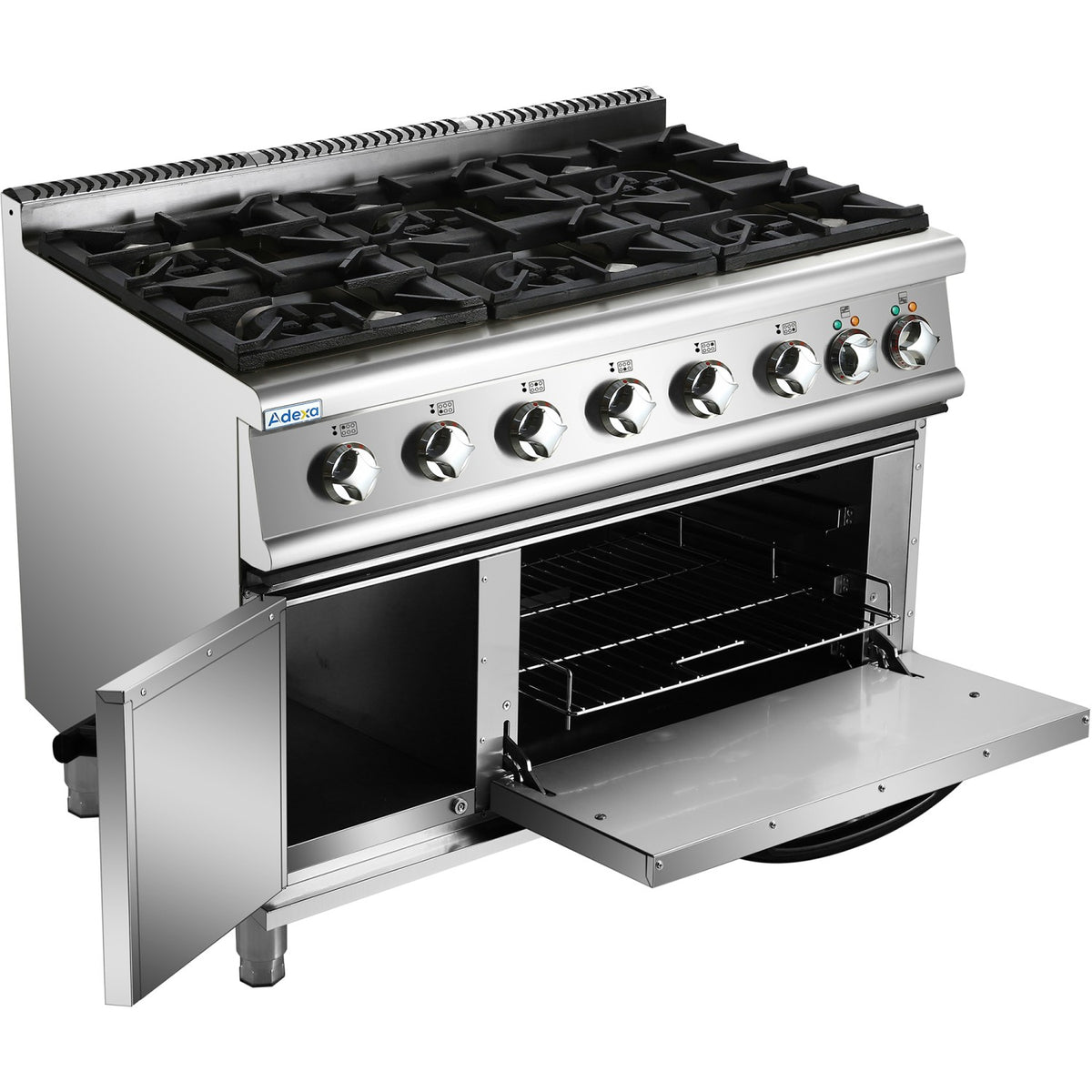 Professional Gas range 6 burners 45kW Electric Oven 5.8kW 700mm Depth - ADX776A