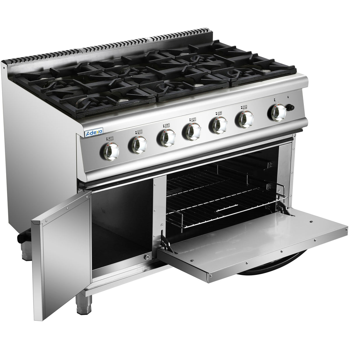 Professional Stainless Steel Gas Range Oven with 6 Burners - ADX776