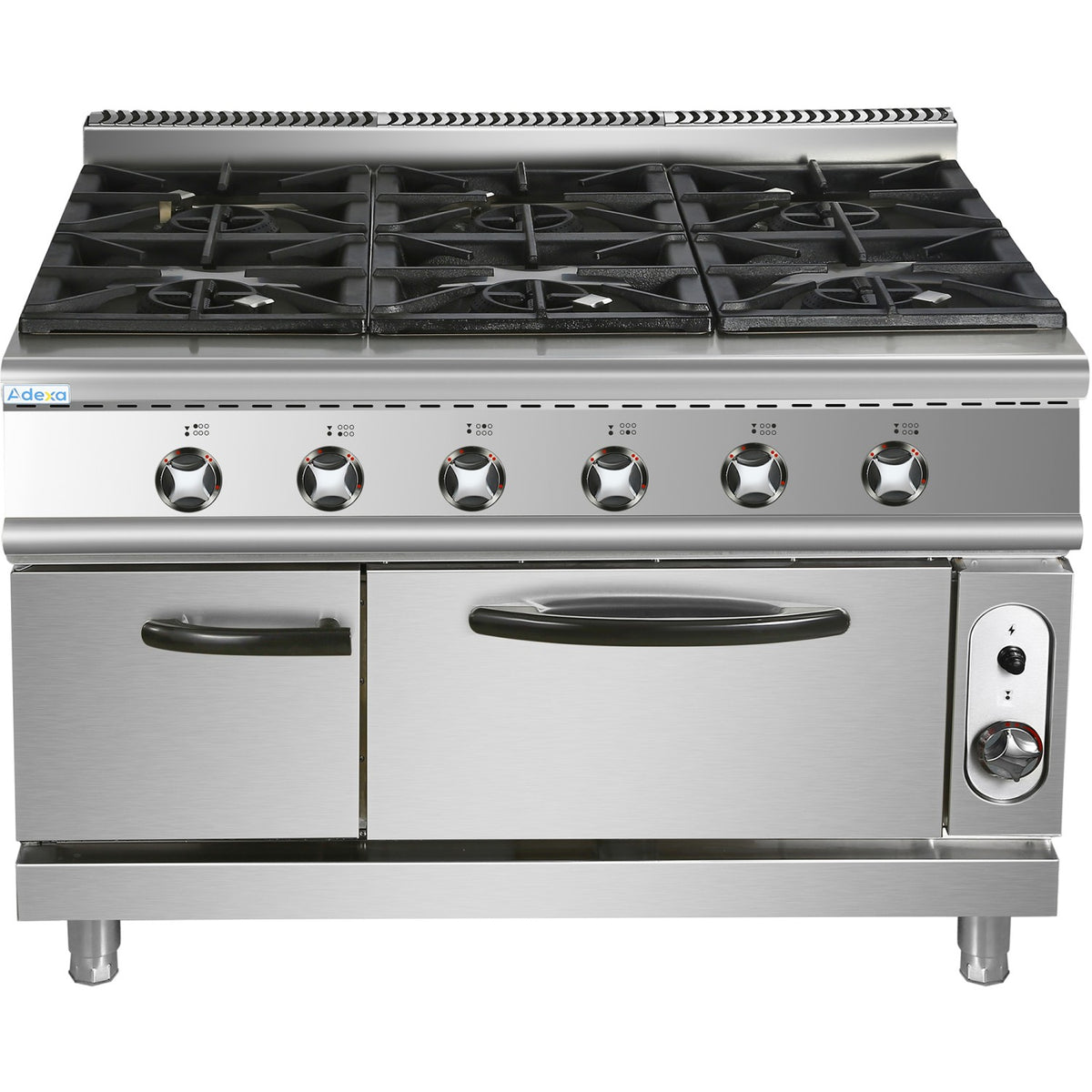 Professional Gas range 6 burners 36kW Gas oven 5.8kW 900mm Depth - ADX996Z