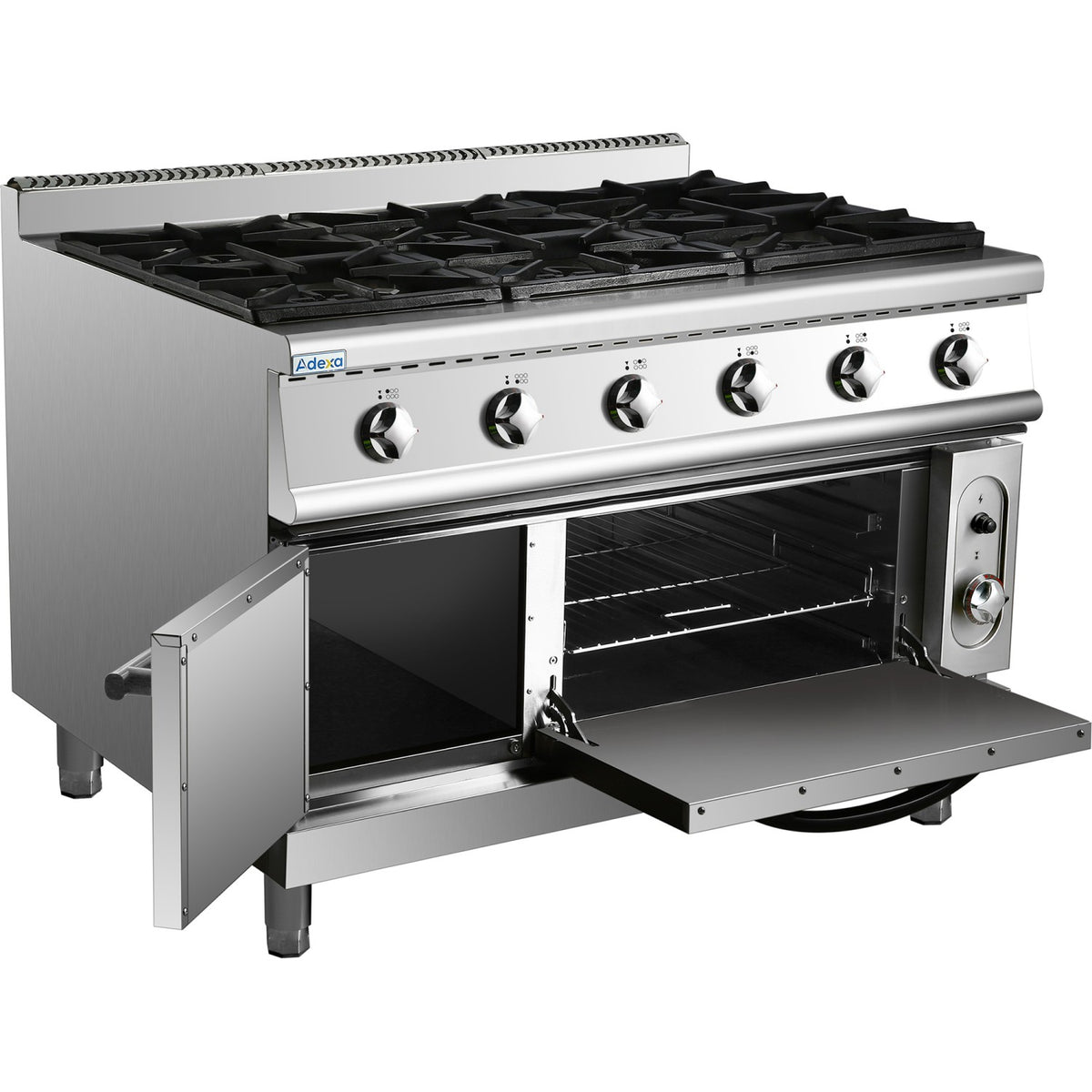 Professional Gas range 6 burners 36kW Gas oven 5.8kW 900mm Depth - ADX996Z