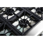 Professional Gas range 6 burners 36kW Gas oven 5.8kW 900mm Depth - ADX996Z