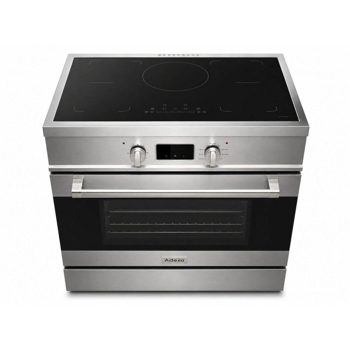 Commercial Stainless Steel Induction Range Cooker with 5 Zone Hob, 120L Oven, Air Fry & Rotisserie 895 x 620 x 884–914mm - ALTAY700