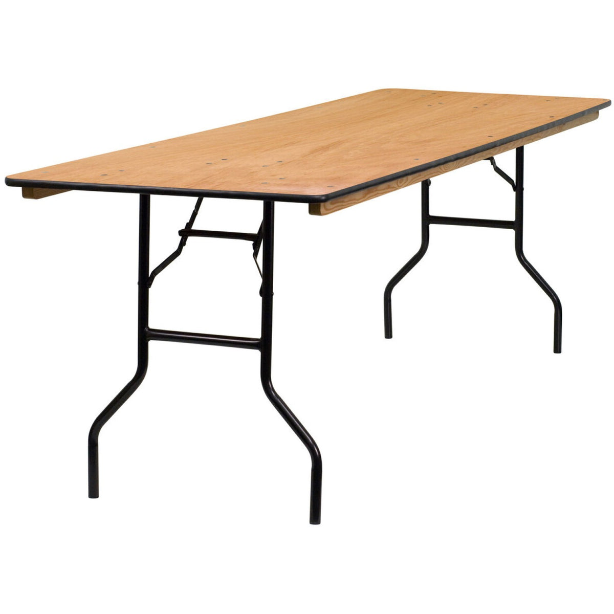 Folding Banquet Catering Table 8ft Plywood 2430x760x760mm - AOX222