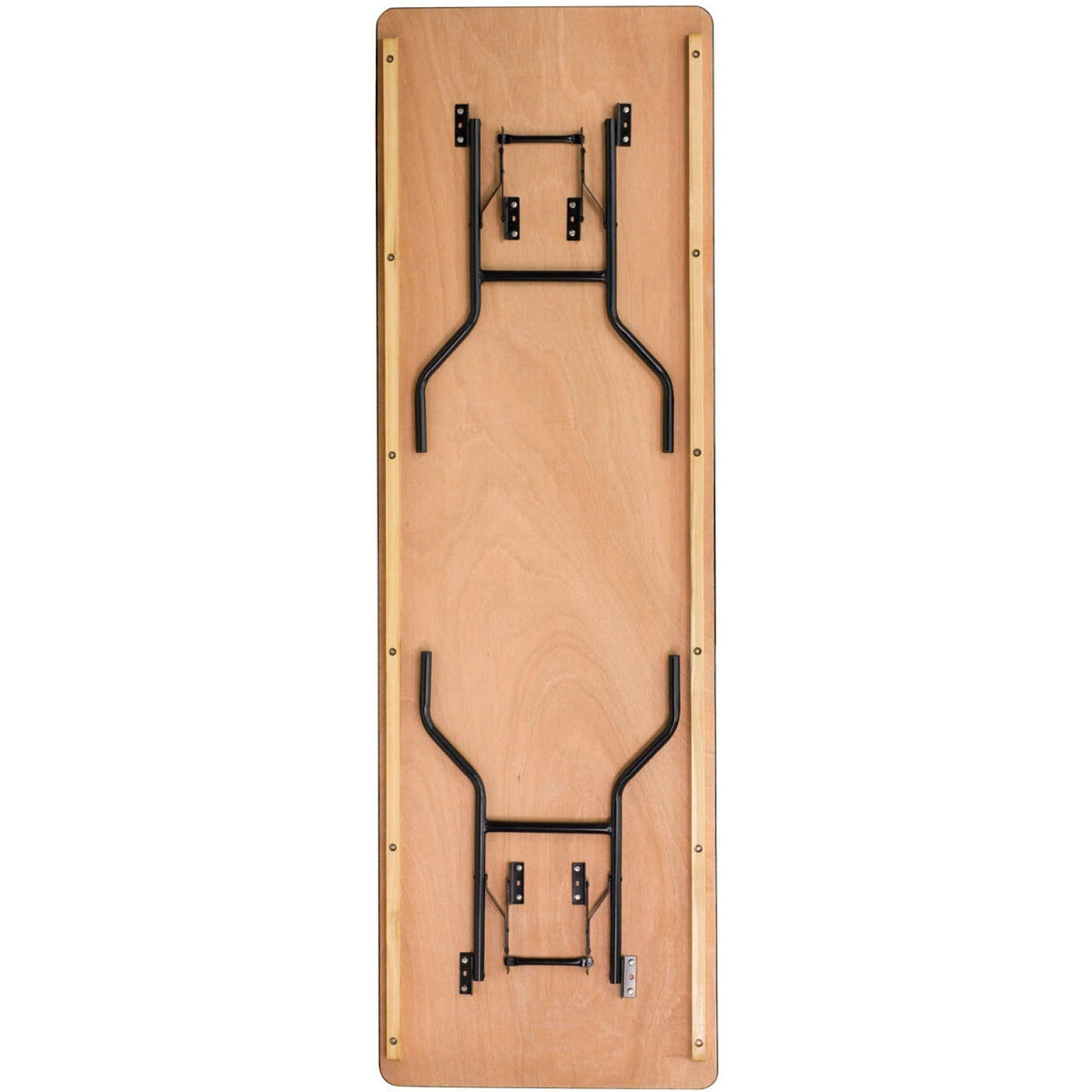 Folding Banquet Catering Table 8ft Plywood 2430x760x760mm - AOX222