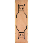 Folding Banquet Catering Table 8ft Plywood 2430x760x760mm - AOX222