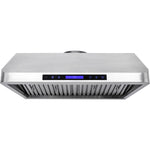 Commercial Extraction Canopy with Filter, Range Hood, Fan, Lights & Speed Control 900mm - AP238PS1536